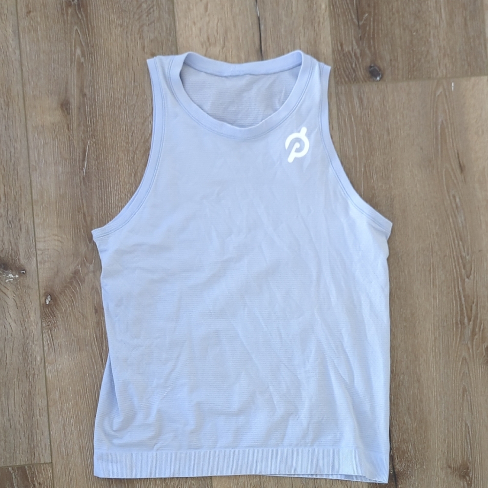Peloton Light Blue Muscle Tee